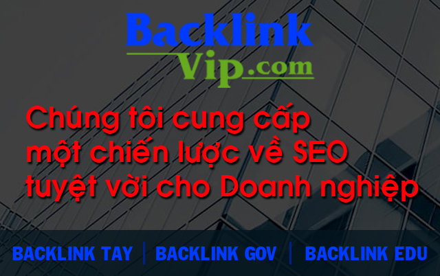Dịch vụ backlink edu